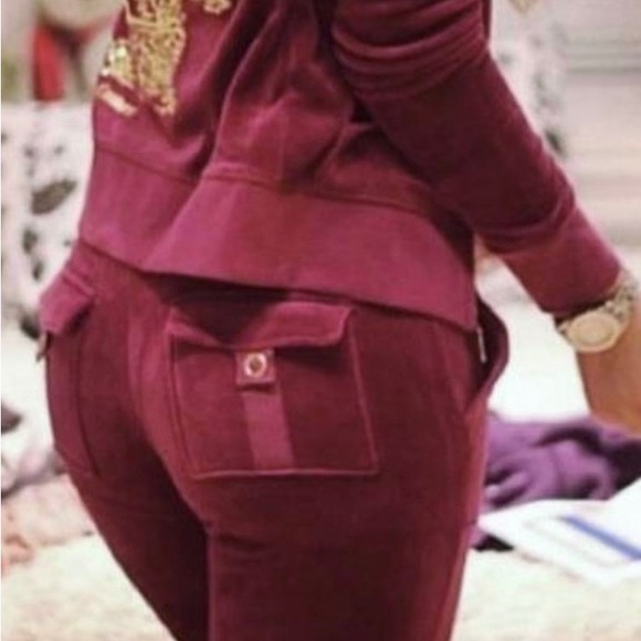 Juicy Couture Pants - Authentic Y2K Juicy Couture Pants with Large Front Pockets and Snap Back Pockets